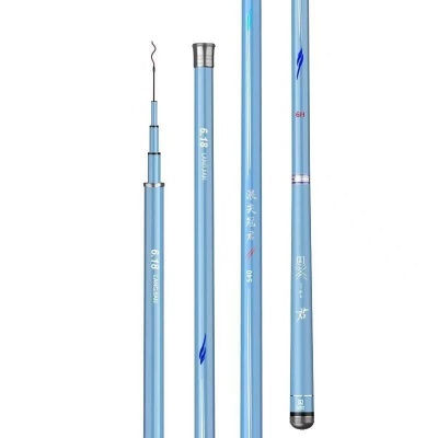 邓刚官方旗舰店正品浪尖冠君鱼竿4s6s超轻超硬手竿台钓鲢鳙大物杆