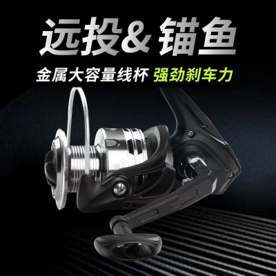 全金属头轴承高转速渔轮鱼线轮纺车轮海竿轮海杆远投矶钓路亚钓竿