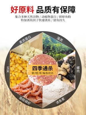 鱼饵料老鬼九一八蓝鲫野战918螺鲤鲫鱼野钓老三样速攻2号套装通杀