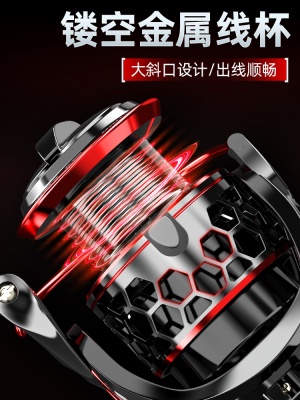 渔之源纺车轮全金属线杯远投专用路亚轮路滑海钓矶竿渔轮鱼线轮子