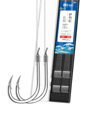 伊势尼鱼钩正品绑好子线双钩成品金袖新关东鱼钩套装野钓湖库大物