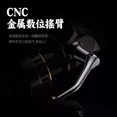 全金属纺车轮路亚渔轮远投专用鱼轮大全正品钓鱼轮子海竿海杆矶钓