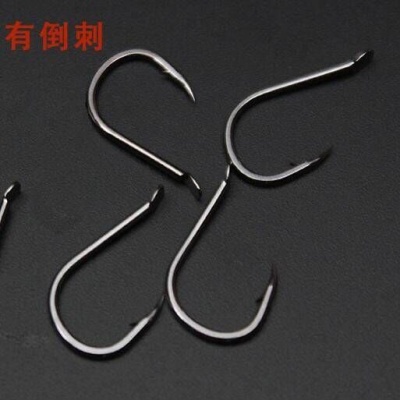 500枚伊势尼鱼钩散装有倒刺鲫鱼鲤鱼草鱼通用渔具垂钓用品盒套装