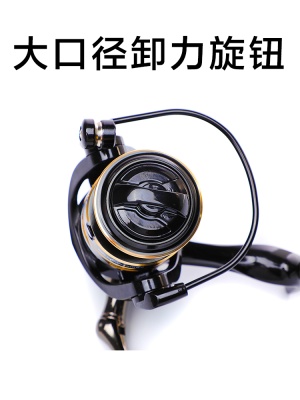 鱼轮十大名牌纺车轮全金属斜口特价清仓达瓦赤钩龙路亚轮锚鱼矶钓