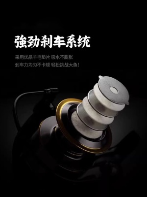 鱼轮路亚纺车轮全金属海杆金属轮正品海竿鱼线轮抛竿微物水滴渔轮